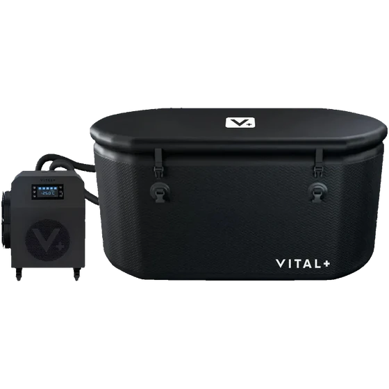 Cold plunge Ice Bath Pro + Chiller Max by Vital+